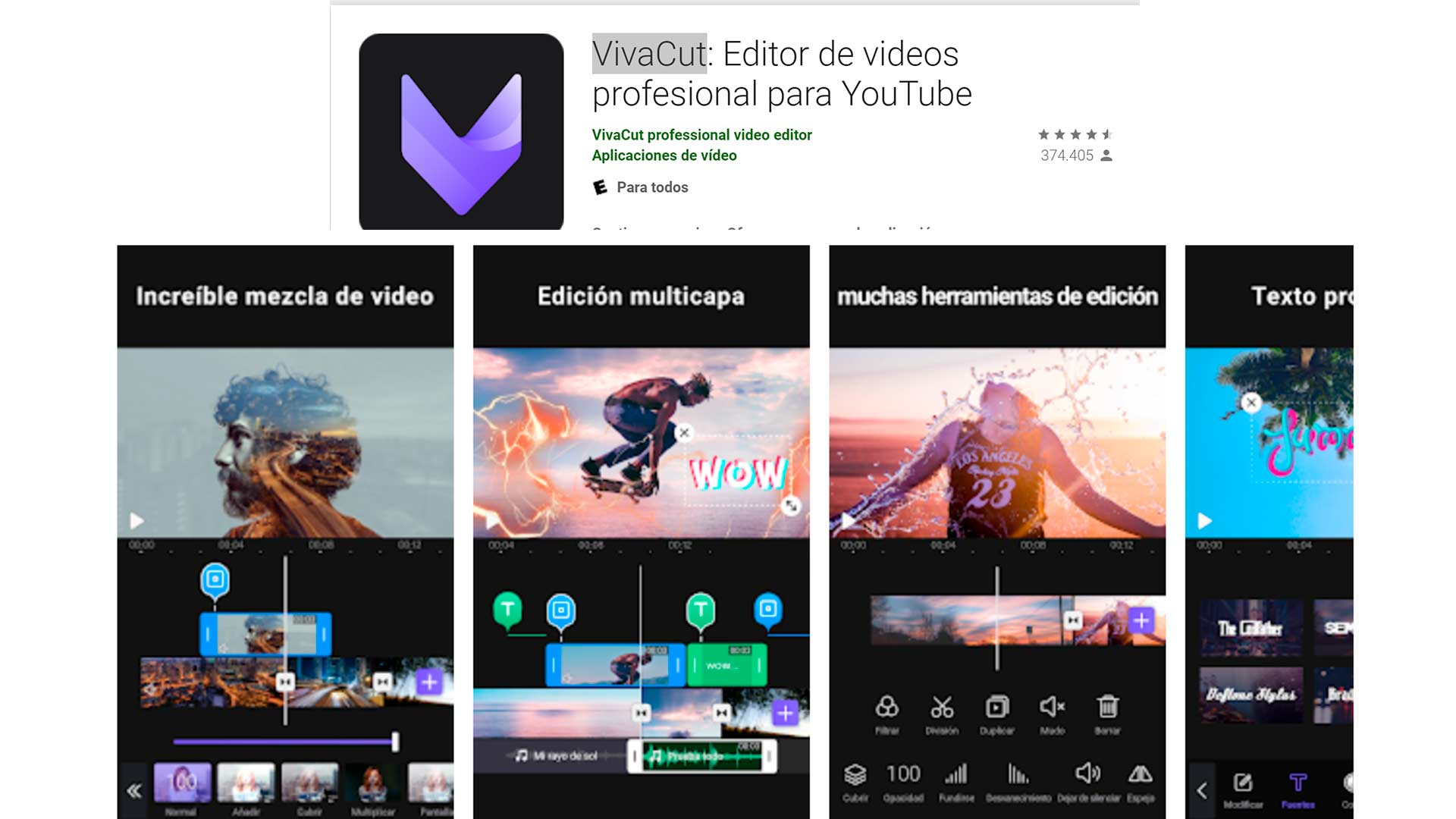 Mejores aplicaciones para editar vídeo en Android e iOS