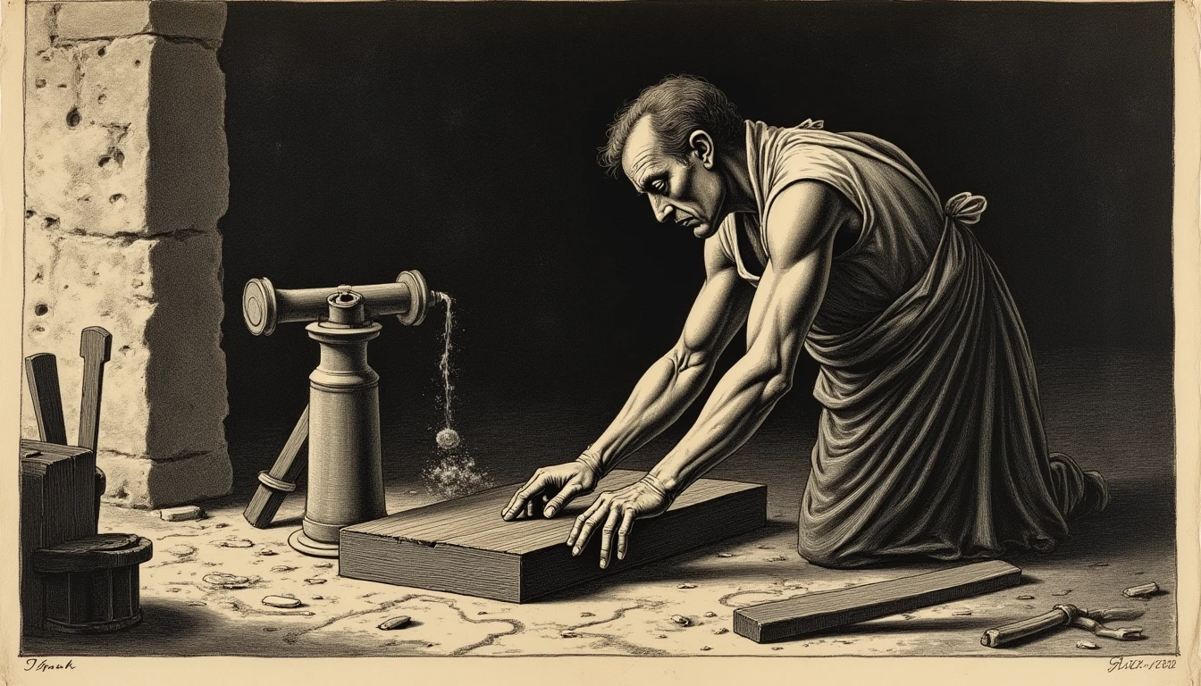 Subía 8 pisos con 40 litros de agua a la espalda. Varias veces al día.