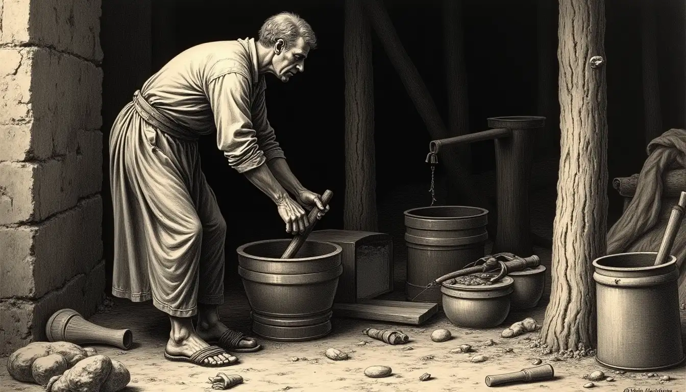 Cargaba 40 kilos de agua 25 veces al día. Un maratón diario