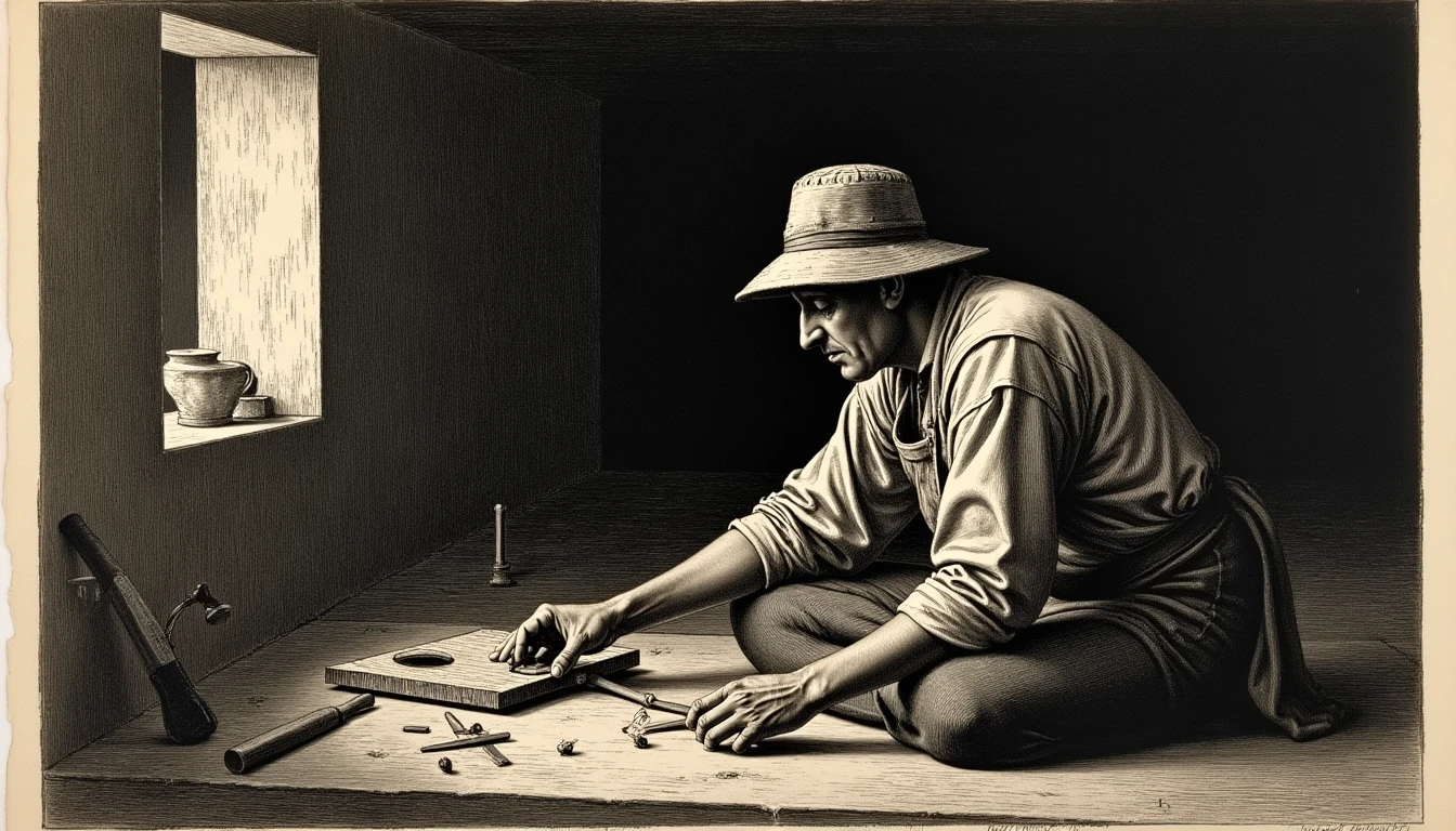 Dormía junto al horno 3 días. La cal podía matarlo.