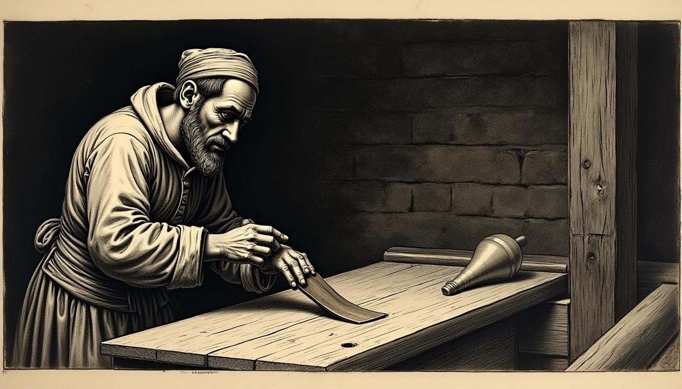 El trabajo de toda su vida era una sola columna de piedra