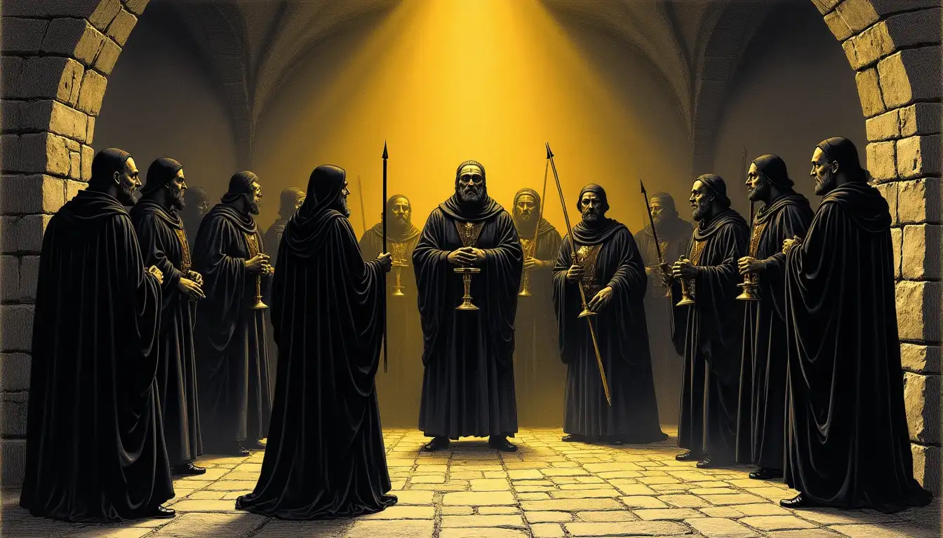 La conjura de los Alumbrados y la persecución en Castilla — grabado histórico