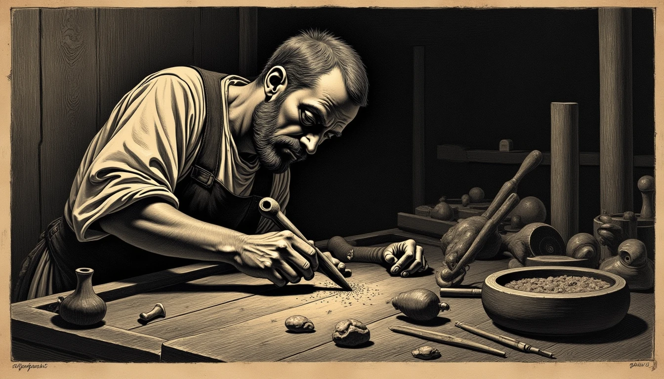 Metía la piel en orines. Por oficio. Durante 18 meses.