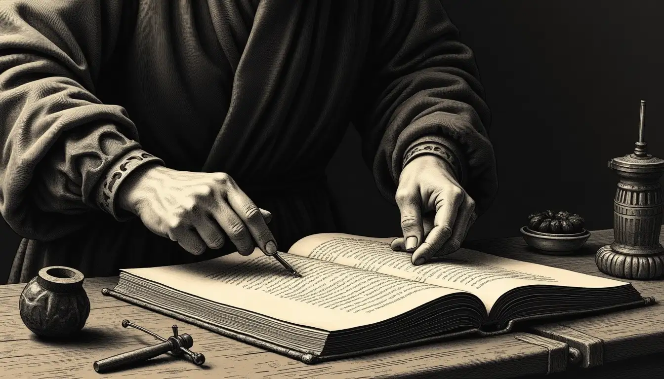 Encuadernador de libros — grabado histórico vs IA actual