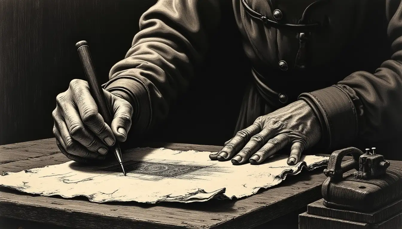 Fundía líneas de plomo a 300°C para crear cada periódico