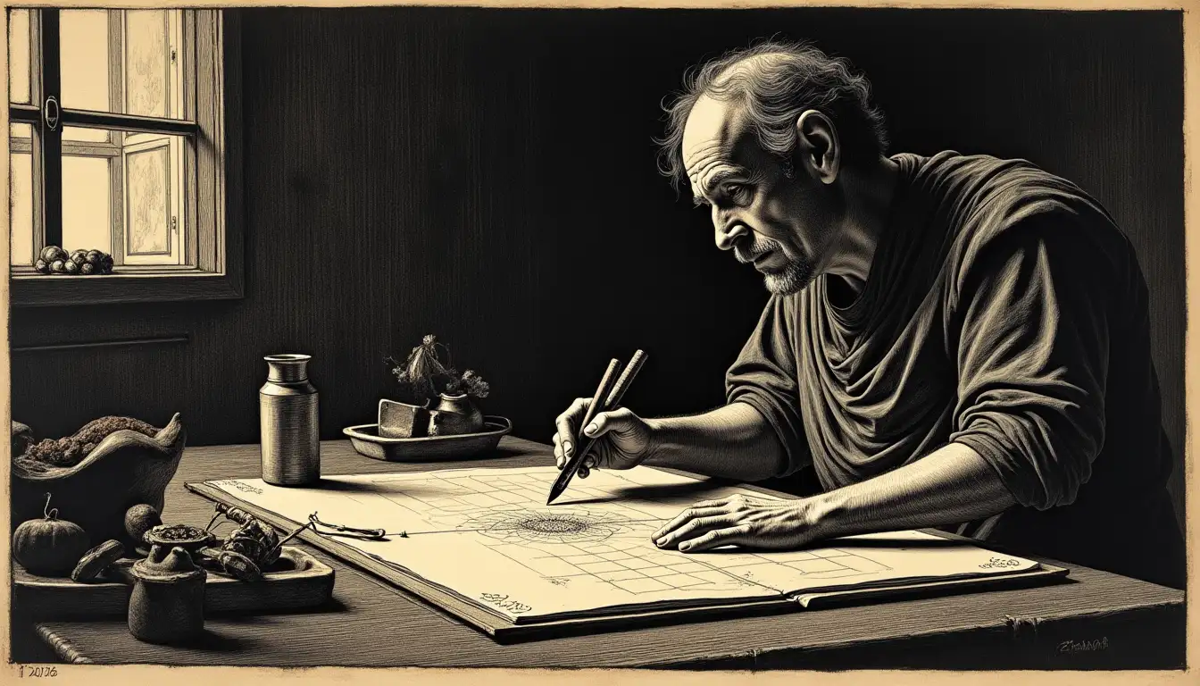 Creaba mapas que valían más que una casa. Con pluma de ave.