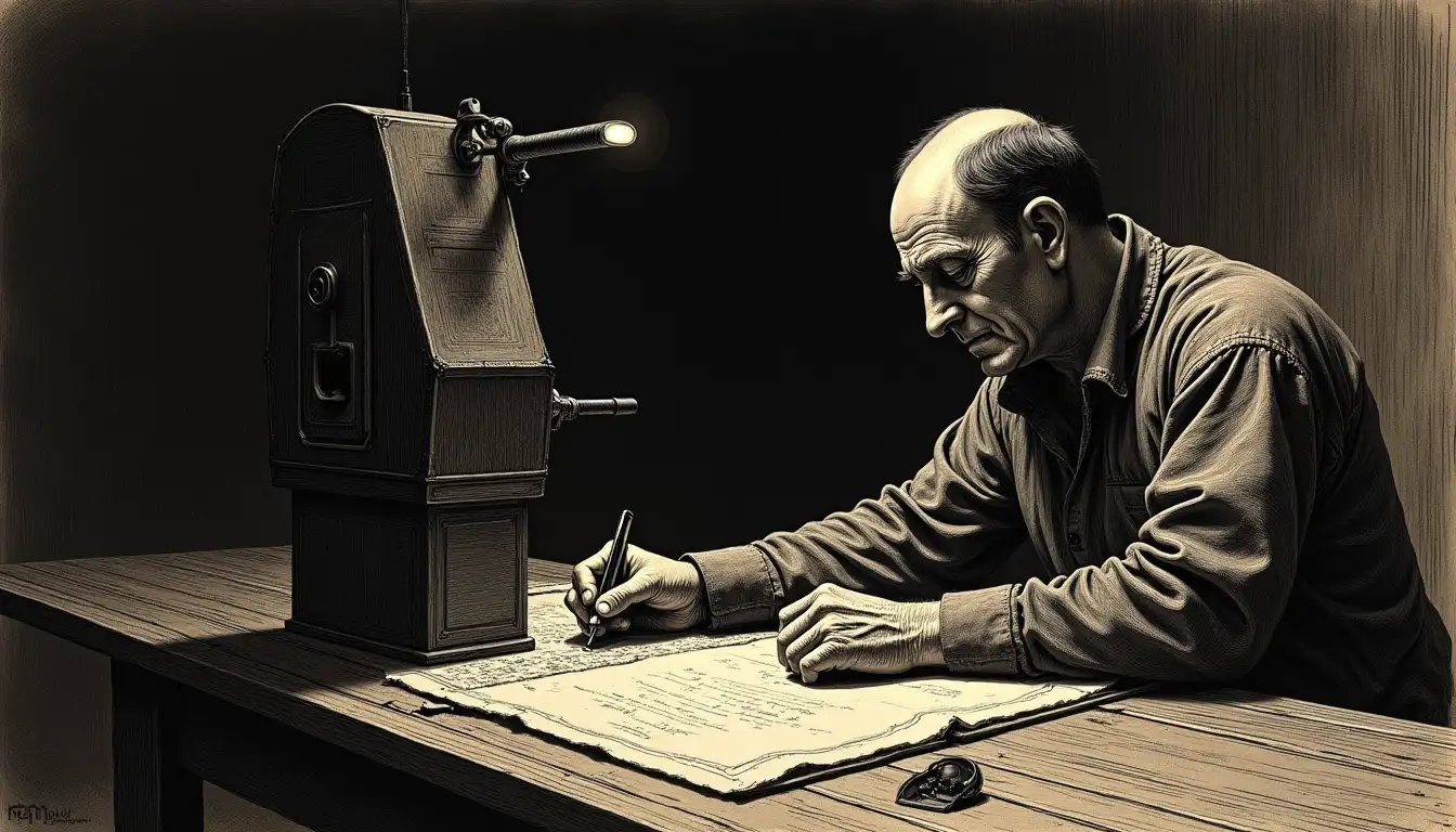 Sus dedos transmitían mensajes a 500 km. En código secreto.