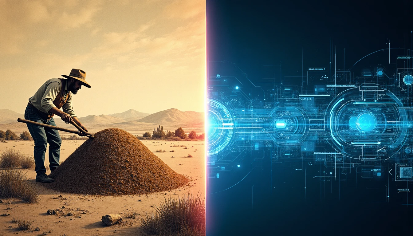 Interfaz futurista analizando fibras vegetales con datos de sostenibilidad en pantalla holográfica