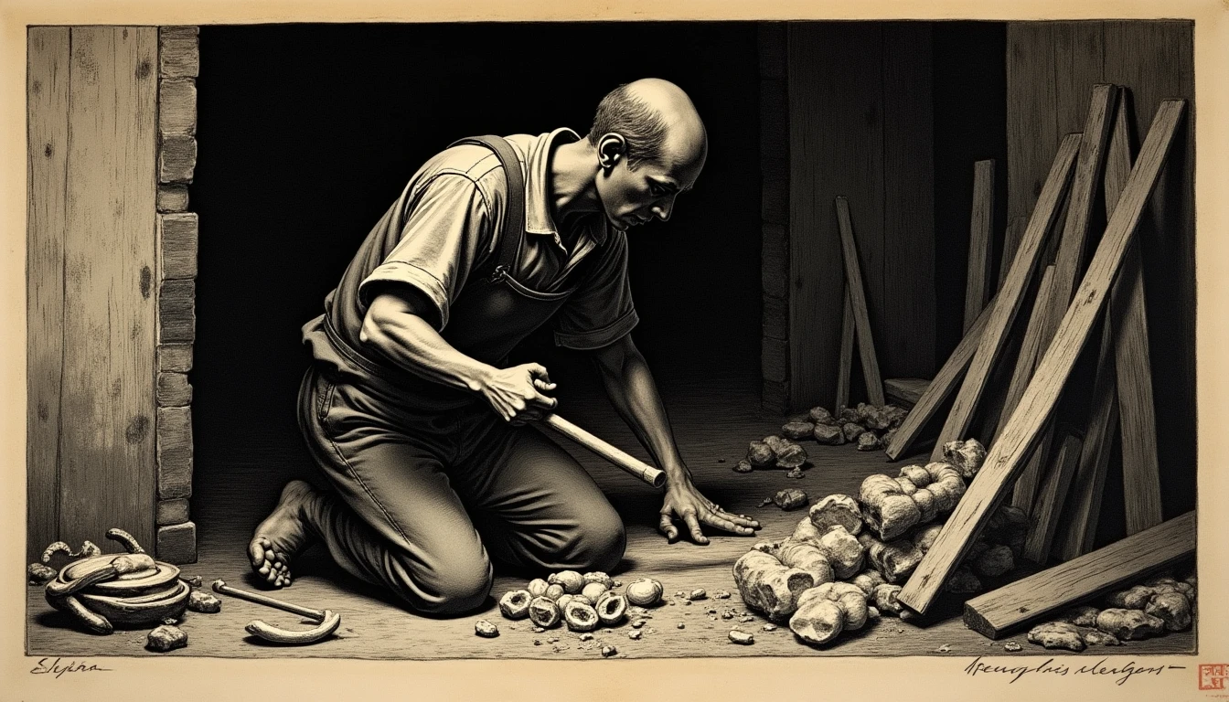 Recogía basura casa por casa. Y se hizo rico con ella.