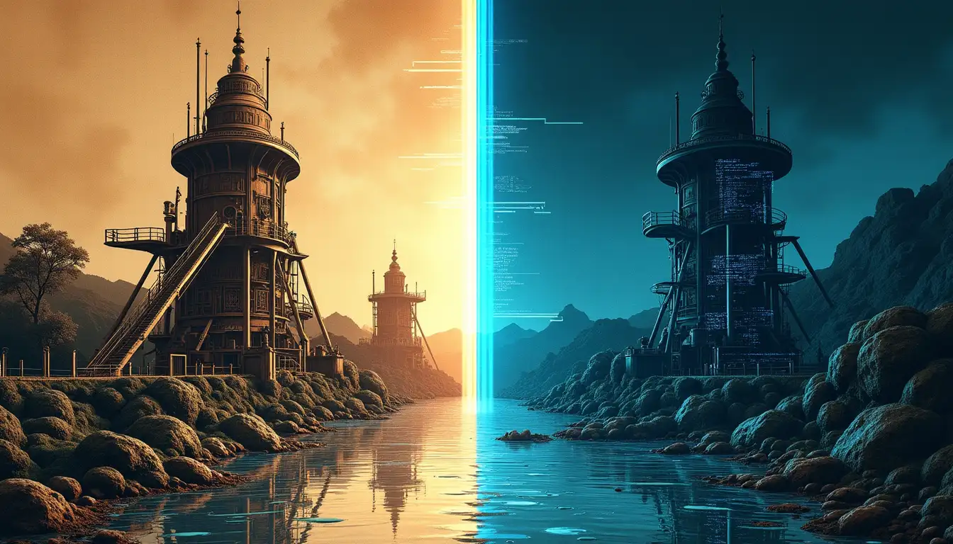 Sistema de control inteligente de saneamiento urbano con pantallas de monitorización en tiempo real